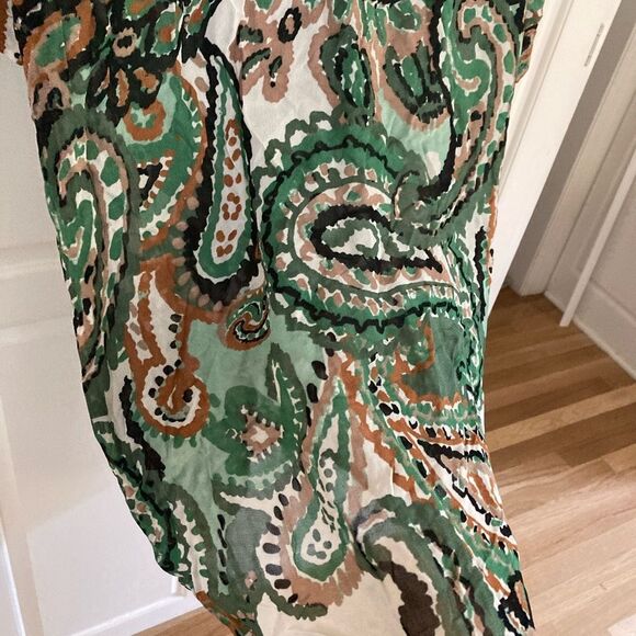 ❤️ NEW Masai Copenhagen Hadia Tunic Stone Green Viscose Lightweight Artsy Top - Picture 5 of 8